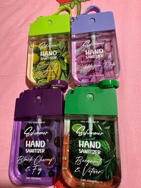 Hand Sanitizer Spray - Set of 4 (Green, Purple, Lime, Lavender)
